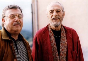 UN DIFETTO DI FAMIGLIA - Nino Manfredi e Lino Banfi sul set